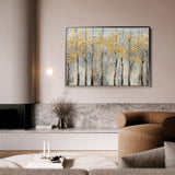 Floral 677 Canvas Art 60 x 40 cm / Black