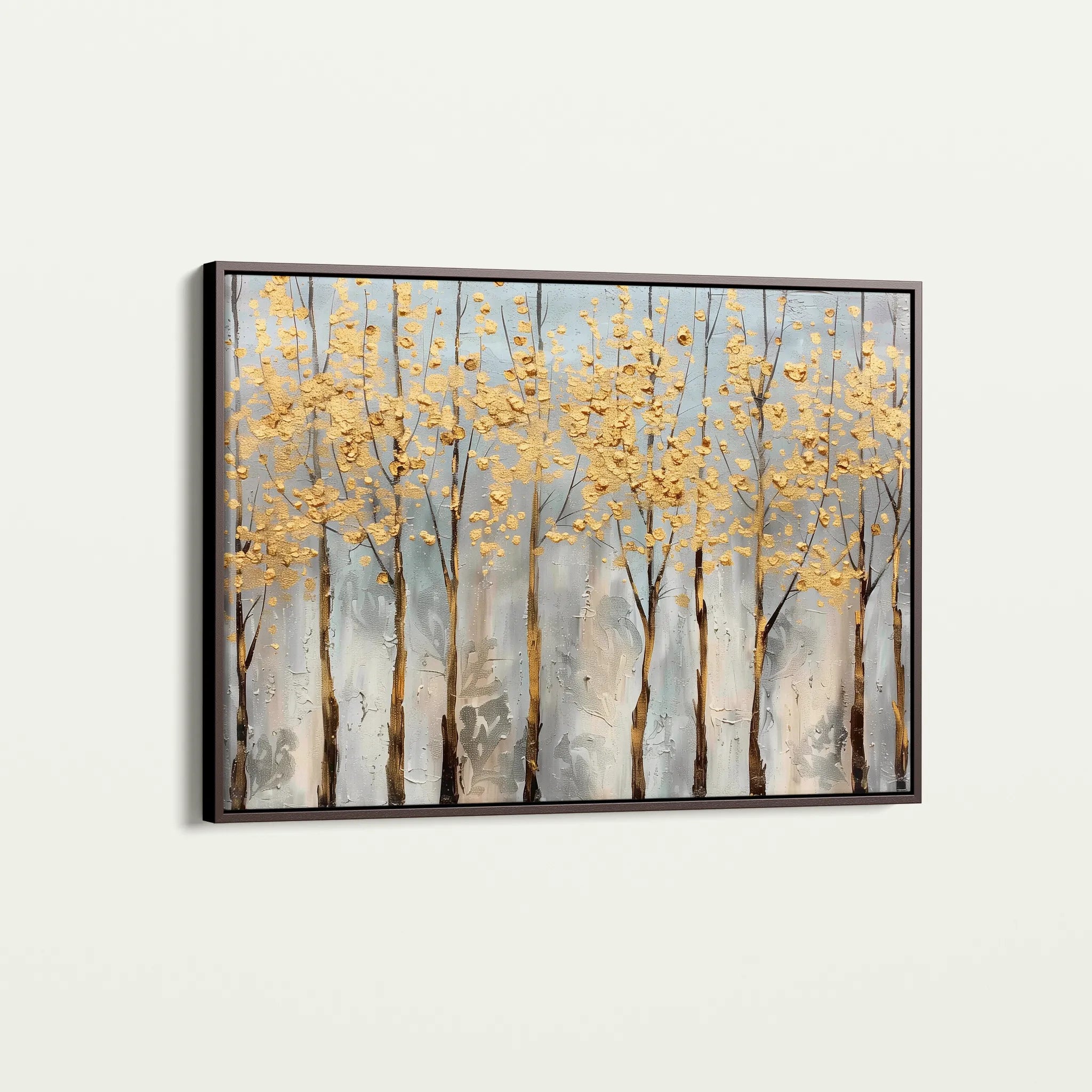 Floral 677 Canvas Art 60 x 40 cm / Black