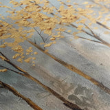 Floral 677 Canvas Art 60 x 40 cm / Black