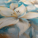 Floral 678 Canvas Art 60 x 40 cm / Black