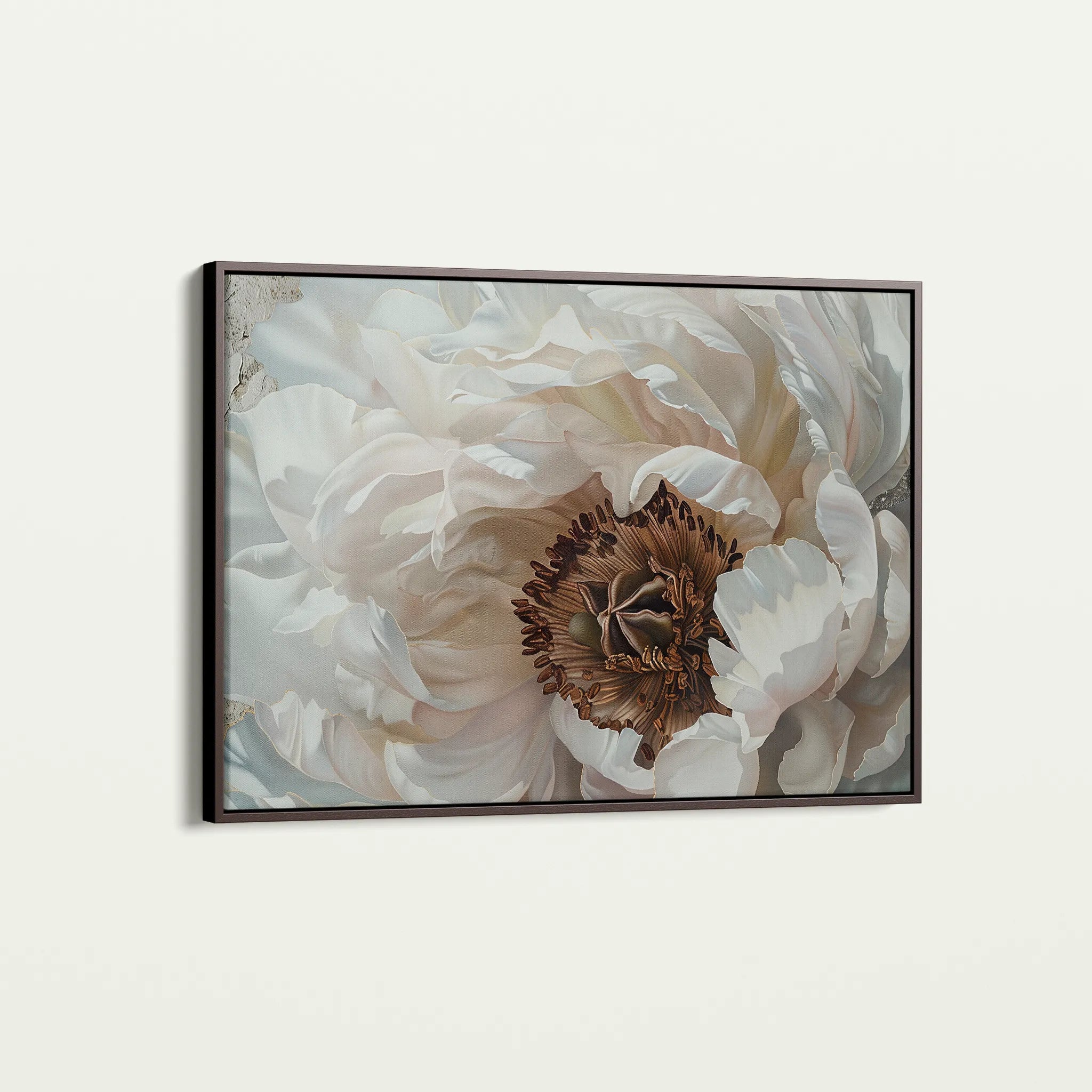Floral 679 Canvas Art 60 x 40 cm / Black