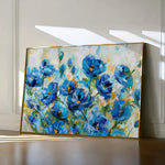 Floral 680 Canvas Art 60 x 40 cm / Black