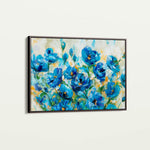 Floral 680 Canvas Art 60 x 40 cm / Black