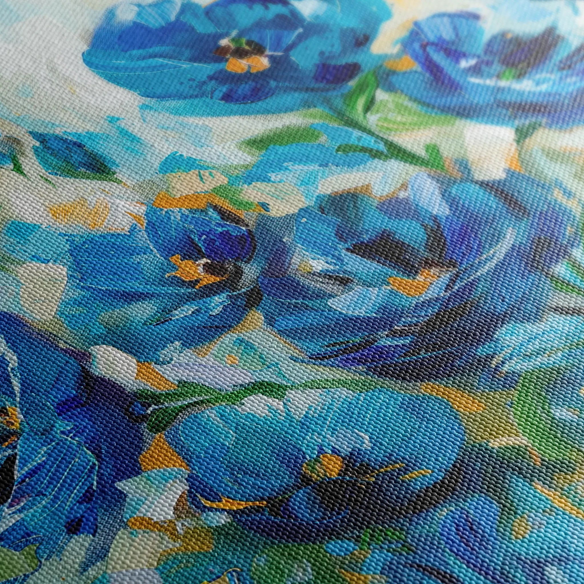 Floral 680 Canvas Art 60 x 40 cm / Black