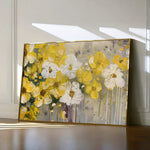 Floral 681 Canvas Art 60 x 40 cm / Black