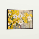 Floral 681 Canvas Art 60 x 40 cm / Black