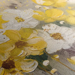Floral 681 Canvas Art 60 x 40 cm / Black