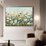 Floral 682 Canvas Art 60 x 40 cm / Black