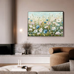 Floral 682 Canvas Art 60 x 40 cm / Black
