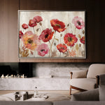 Floral 684 Canvas Art 60 x 40 cm / Black