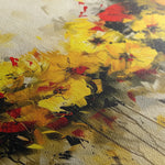 Floral 685 Canvas Art 60 x 40 cm / Black