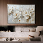 Floral 686 Canvas Art 60 x 40 cm / Black