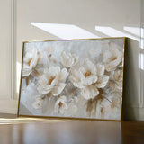 Floral 686 Canvas Art 60 x 40 cm / Black