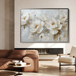 Floral 686 Canvas Art 60 x 40 cm / Black