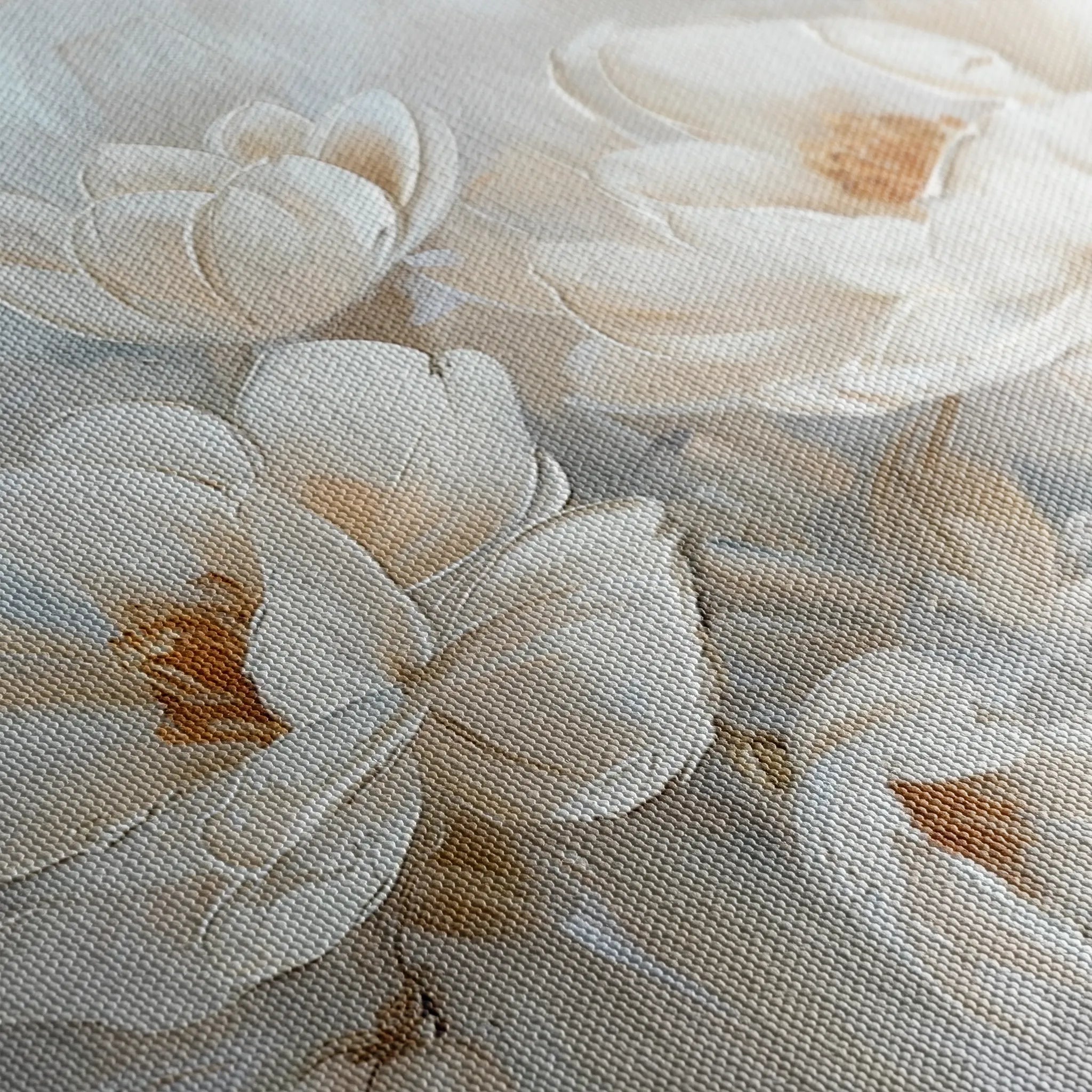 Floral 686 Canvas Art 60 x 40 cm / Black