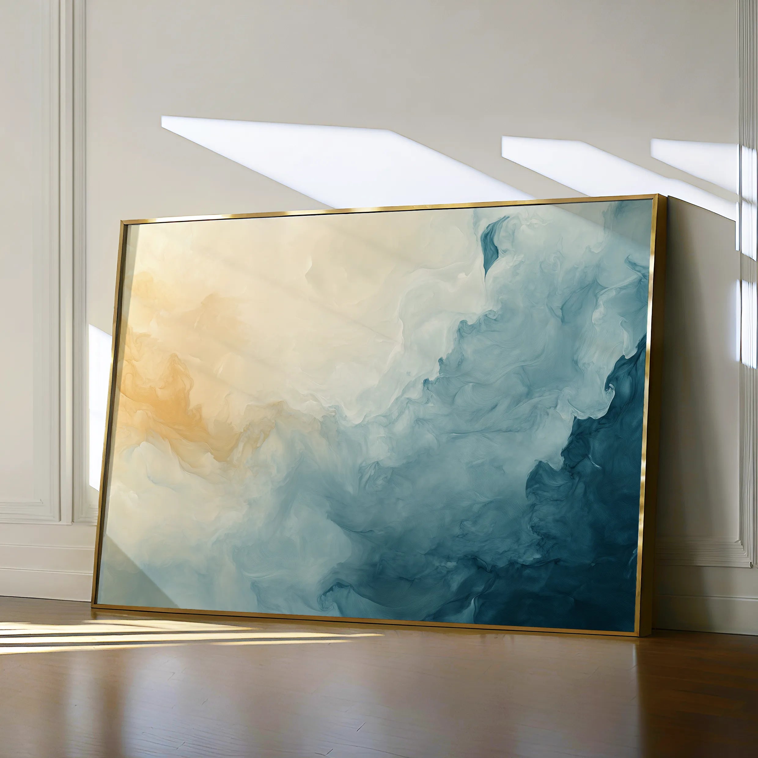 Abstract 687 Canvas Art 60 x 40 cm / Black