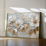 Floral 687 Canvas Art 60 x 40 cm / Black