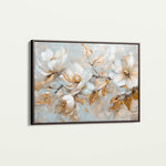 Floral 687 Canvas Art 60 x 40 cm / Black