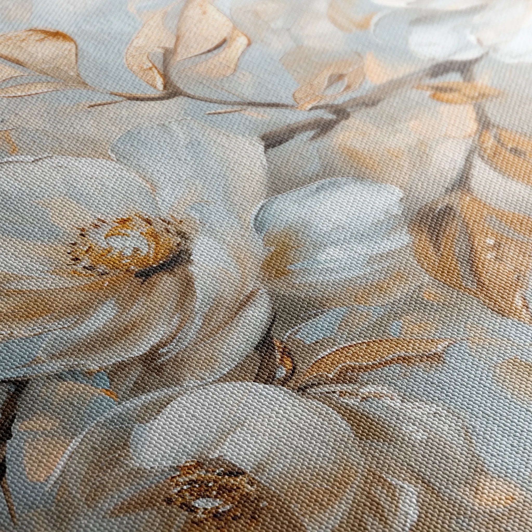 Floral 687 Canvas Art 60 x 40 cm / Black