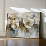 Floral 689 Canvas Art 60 x 40 cm / Black