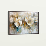 Floral 689 Canvas Art 60 x 40 cm / Black
