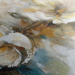 Floral 689 Canvas Art 60 x 40 cm / Black