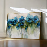 Floral 690 Canvas Art 60 x 40 cm / Black