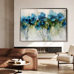 Floral 690 Canvas Art 60 x 40 cm / Black
