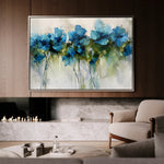 Floral 690 Canvas Art 60 x 40 cm / Black