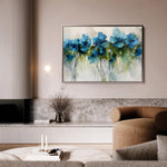 Floral 690 Canvas Art 60 x 40 cm / Black