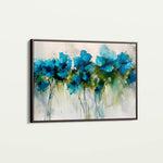 Floral 690 Canvas Art 60 x 40 cm / Black