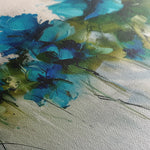 Floral 690 Canvas Art 60 x 40 cm / Black