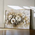Floral 691 Canvas Art 60 x 40 cm / Black