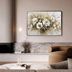 Floral 691 Canvas Art 60 x 40 cm / Black