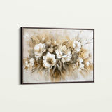 Floral 691 Canvas Art 60 x 40 cm / Black
