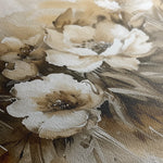 Floral 691 Canvas Art 60 x 40 cm / Black