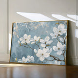 Floral 692 Canvas Art 60 x 40 cm / Black