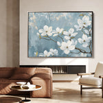 Floral 692 Canvas Art 60 x 40 cm / Black