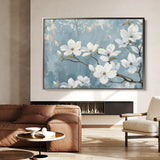 Floral 692 Canvas Art 60 x 40 cm / Black