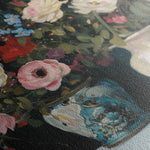 Floral 693 Canvas Art 60 x 40 cm / Black