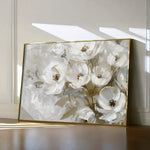 Floral 694 Canvas Art 60 x 40 cm / Black