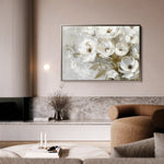 Floral 694 Canvas Art 60 x 40 cm / Black