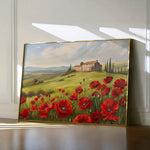 Floral 696 Canvas Art 60 x 40 cm / Black