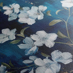 Floral 697 Canvas Art 60 x 40 cm / Black