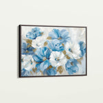 Floral 698 Canvas Art 60 x 40 cm / Black