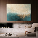 Abstract 699 Canvas Art 60 x 40 cm / Black