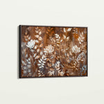Floral 699 Canvas Art 60 x 40 cm / Black