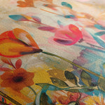 Floral 700 Canvas Art 60 x 40 cm / Black