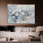 Floral 701 Canvas Art 60 x 40 cm / Black