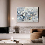 Floral 701 Canvas Art 60 x 40 cm / Black